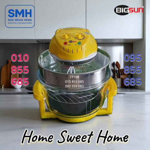 ឡ.កញ្ចក់ BIGSUN BO-12CGH Convection Oven