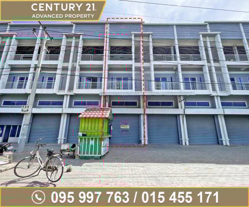  ផ្ទះអាជីវកម្ម​ (SH) លើផ្លូវថៃហ្គឺរ ជិតបុរី តារាសំណាងព្រែកថ្មី ត្រូវការលក់បន្ទាន់ខ្លាំង