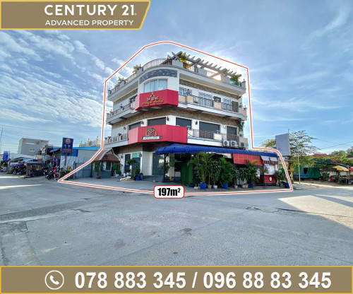 🏘 អគារ (កែង) សម្រាប់ជួល នៅសង្កាត់ព្រែកឯង ជិតផ្សារ​ចុងព្រែក