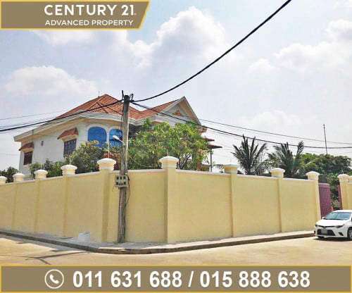 🏘 ផ្ទះវីឡា(កែង) សម្រាប់ជួល ក្នុងបុរី ព្រែកឯង ខណ្ឌច្បារអំពៅ