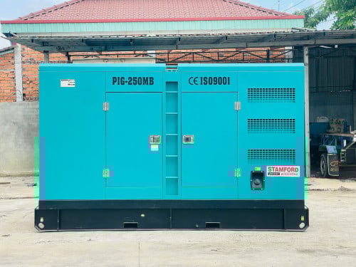 មានភ្លើងថ្មីកម្លាំង 250KVA Cummins
