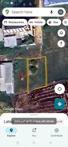 ដីលក់បន្ទាន់ 5x18m (10000$ ចចារ) ក្រោយវត្តវត្តអង្គសិម្ពលី អង្គស្នួល