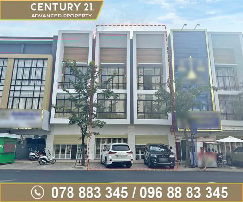 ផ្ទះអាជីវកម្ម SH-C(2ល្វែងជាប់គ្នា) ក្នុងបុរី ប៉េងហួតបឹងស្នោរ គម្រោង(Polaris1) ត្រូវការលក់បន្ទាន់