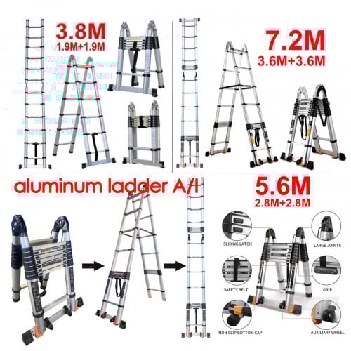 Aluminum Telescopic Ladder A/I ជណ្តើរអាលុយមីញ៉ូមគ្រប់ប្រភេទ