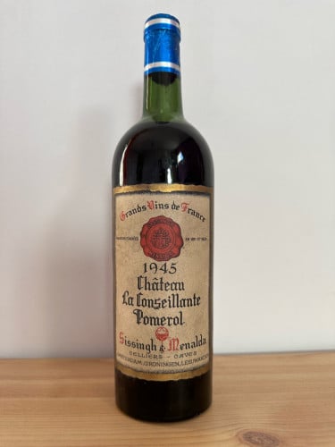 RARE 1945 Château La Conseillante Pomerol – Legendary Bordeaux Vintage – Collectible Wine