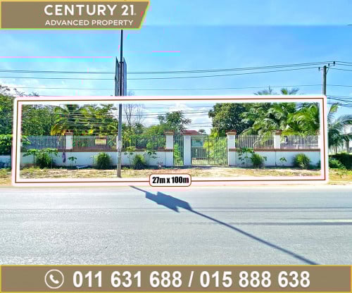 🏘 ដី និង​ ផ្ទះ សម្រាប់ជួល នៅលើផ្លូវថៃហ្គឺ(ព្រែកឯង) ខណ្ឌច្បារអំពៅ