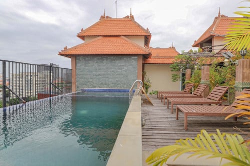 TK area | Service apartment 2 beds for rent near TK avenue