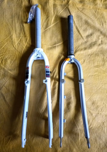 V-brake/disc brake forks, 26"/700c
