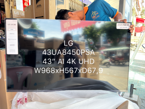 LG 43UA8450PSA( ទូរទស្សន៏ទំហំ 43” 4K/ New 43” AI UHD 4K