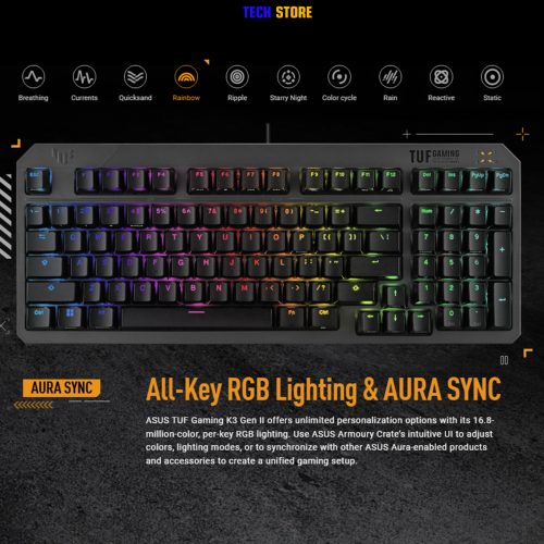 ASUS TUF RA07 K3 Gen II GAMING KEYBOARD