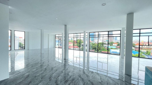 Commercial Building-Office-Showroom For Rent Along Main Road of Toul Kork, 1,670sqm, 12,000$ Nego