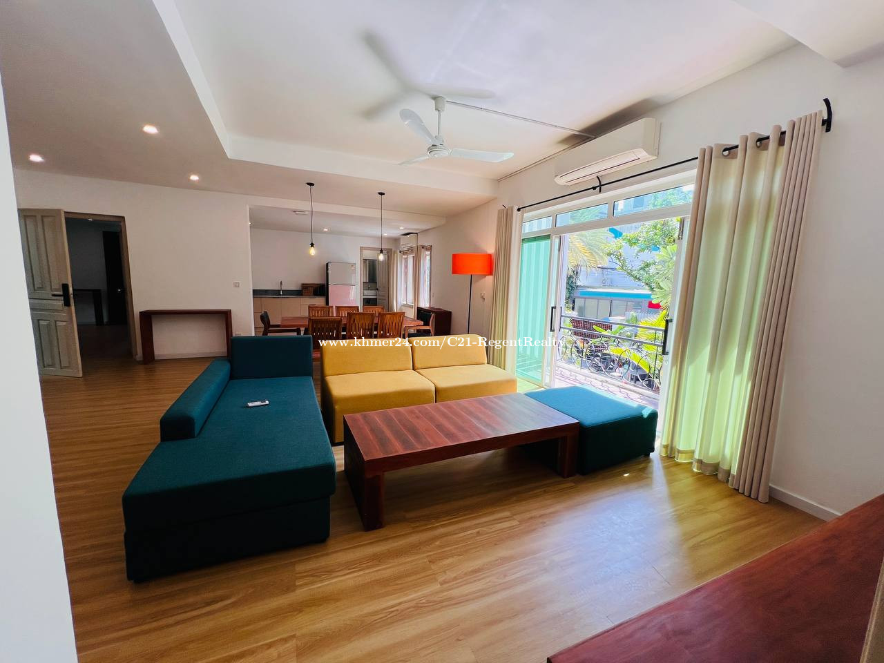 Tonle Bassac | 3-Bedroom Apartment For Rent