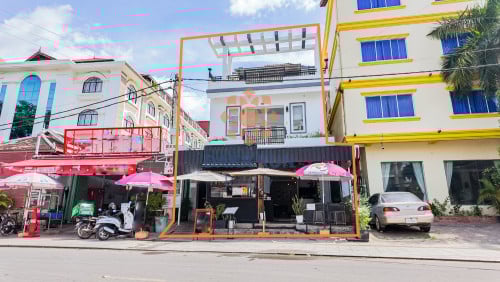 អគារអាជីវកម្មសម្រាប់លក់លើផ្លូវតាភុល/Commercial Building for Sale in Siem Reap City - Taphul Road