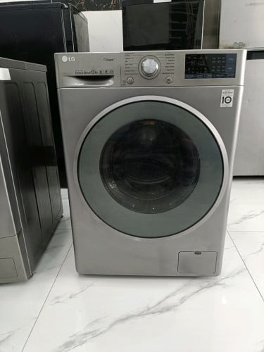 មានលក់ម៉ាស៊ីនបោកអាវទ្វារចំហៀងមួយទឹកLg 12 គីឡូមានសម្ងួតមកពីប្រទេសសាំងហ្គាពួរនៅស្អាតដូចថ្មី