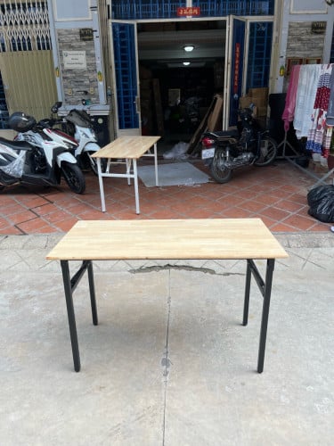 Floded Desk By rubber wood 60*120cm*H75cm