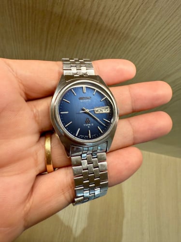 Original Super Rare Vintage SEIKO Blue Electric Dial Quartz Type II JDM 1978 - (Condition 95%)