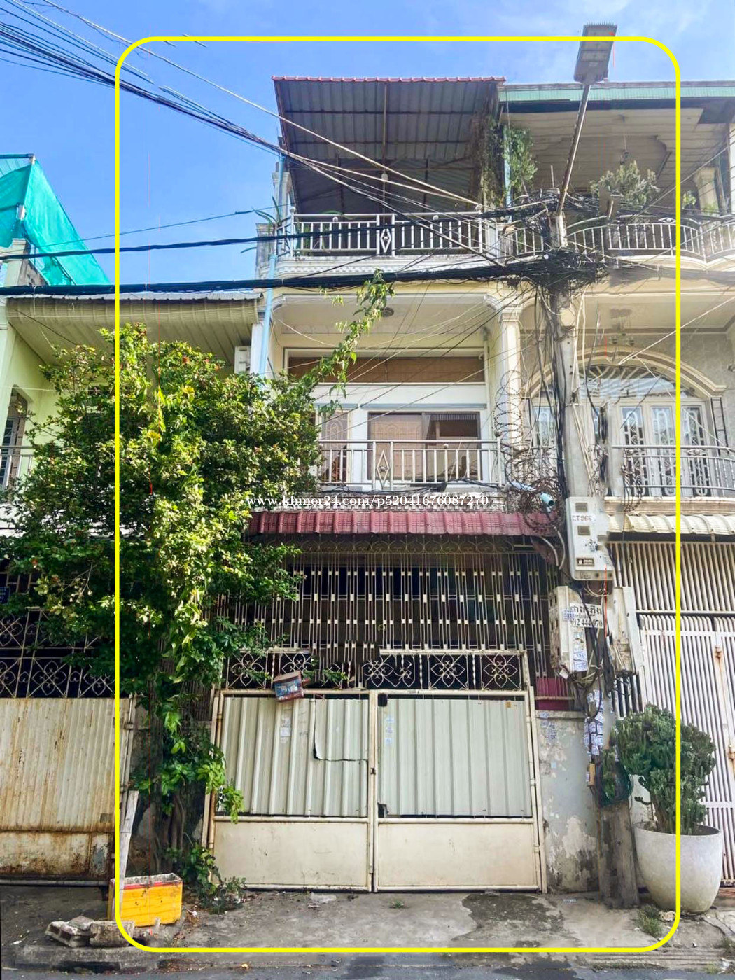 Shop house for rent in boeng keng Kong