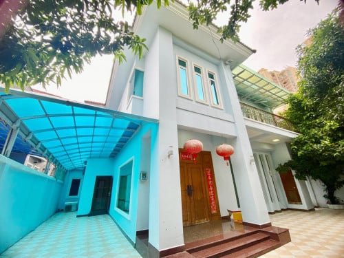 វីឡាទោលសំរាប់ជួល ក្នុងបុរីឧទ្យាទន្លេបាសាក់ | Single Villa for rent in Borey Basac Gaden City