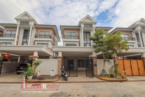 ផ្ទះវីឡាធ្វីនប៊ី (Twin B Villa-V2) សម្រាប់លក់ | បុរីប៉េងហួត បឹងស្នោរ
