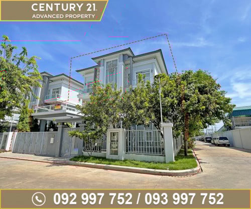 🏘 វីឡាឃ្វីន កែង(Queen Villa) ក្នុងបុរី វ៉ារីណា​ ដឹសែនសុខ ត្រូវការលក់បន្ទាន់ខ្លាំង