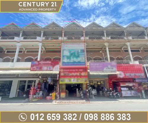 🏘ផ្ទះអាជីវកម្ម (SH) សម្រាប់ជួល នៅជិតផ្សារទំនើបស្ទឹងមានជ័យថ្មី (លើផ្លូវ217)