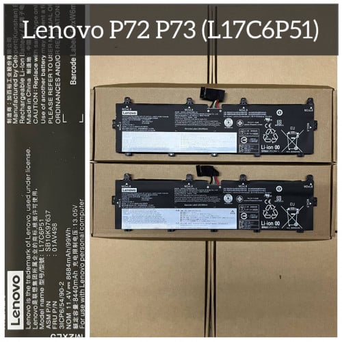 Battery Lenovo (Original)  P72 P73 (L17C6P51)