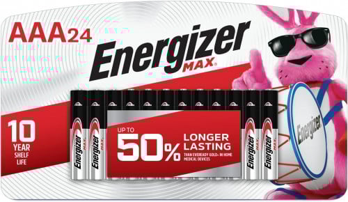Energizer MAX AAA Batteries (24 Pack), Triple A Alkaline Batteries