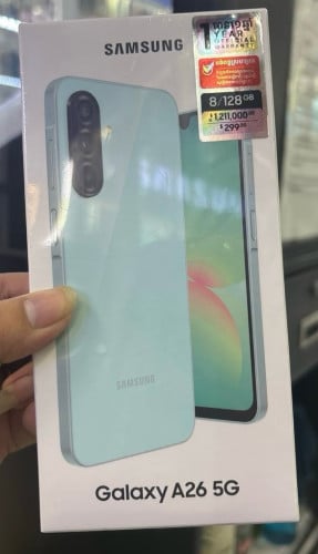 Galaxy A26 (8G/128G) new warranty 1year free screen And case