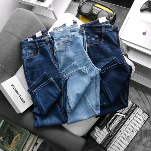 ខោ ខ៊យ long jean CK ជើងវែង ជើងស្មើរ សាច់ក្រាស់ទន់យឺត 3ពណ៌ដូចរូបលេខចង្កេះ 29/30/31/32/34/36