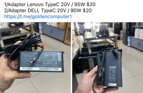 Adapter Dell & Lenovo Type C