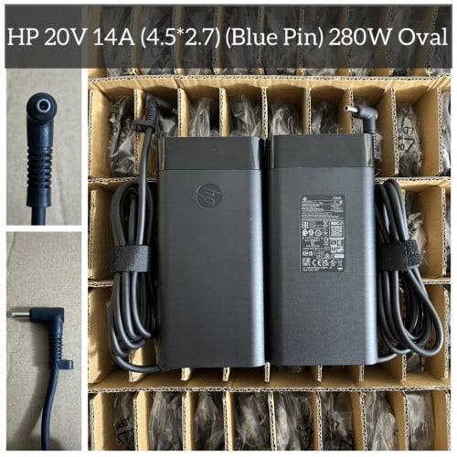 Adapter HP (Original) 20V 14A (4.5x2.7) (Blue Oval)-280W