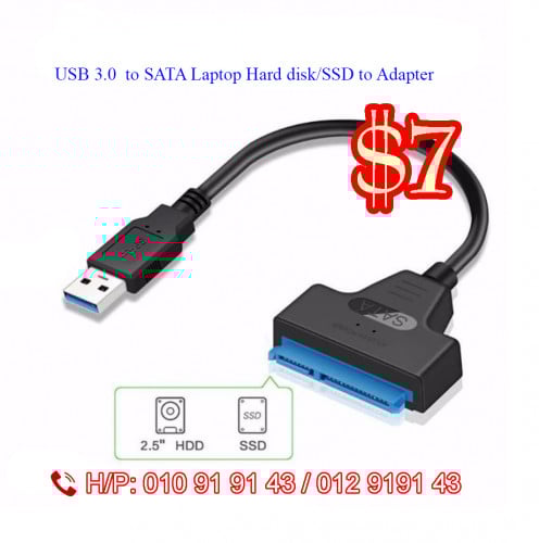 **Promotion Good USB 3.0  to SATA HDD  Laptop និង SSD Adapter
