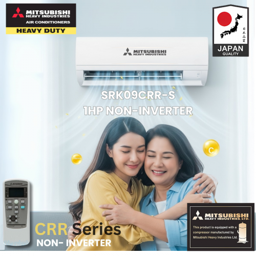 ប្រភេទជាប់ជញ្ជាំង ជប៉ុនសុទ្ធ SRK09CRR-S ១សេះ ប្រភេទធម្មតា