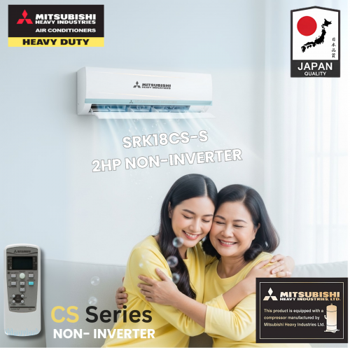 ប្រភេទជាប់ជញ្ជាំង ជប៉ុនសុទ្ធ SRK18CS-S 2សេះ ប្រភេទធម្មតា