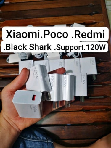 ឆ្នាំងXiaomi.Poco.Redmi.Black Shark.120Wបញ្ចូលត្រូវ4សេរី Support120W.100W.90W.67W.ត្រូវទាំងអស់1ឈុត9$