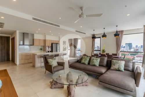 3BR For Rent- Embassy Residence Condo, Tunle Bassac