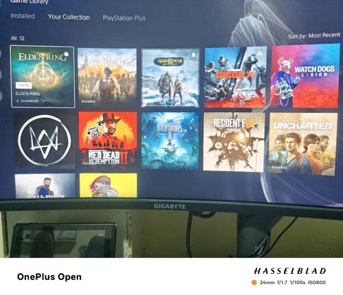 PSN account with 6 games.