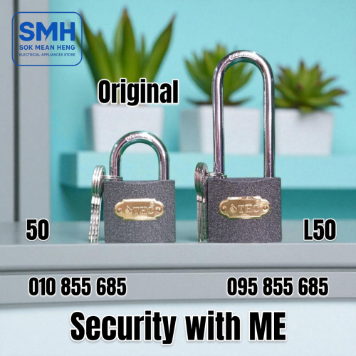សោខ្មៅ THC Security Padlock / Key _ ORIGINAL