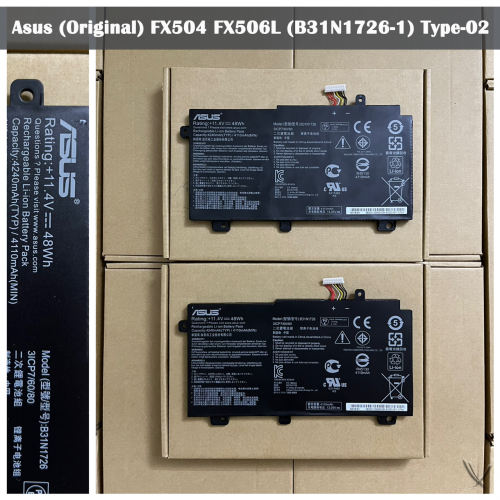 Battery Asus (Original) FX504 FX506L (B31N1726-1) Type-02