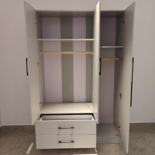 ទូដាក់ខោអាវ 120*52*195cm HTF02# Wardrobe