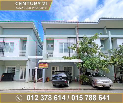 វីឡាកូនកាត់ ខាង (LC1) ក្នុងបុរី ប៉េងហួត 598 ផ្លូវឯកឧត្តមជាសុផារ៉ា ត្រូវការលក់បន្ទាន់ខ្លាំង