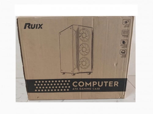 ថ្មី! លក់ដុំ និងរាយ New Computer RUXI Glass Gaming Computer Case