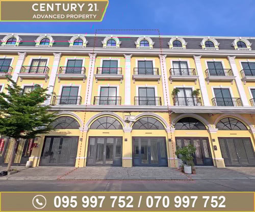 🏡 ផ្ទះអាជីវកម្ម (2ជាប់គ្នា) ជិតវិមានអាហារ សម្រាប់ជួល ក្នុងគម្រោងអភិវឌ្ឍន៍ថោន