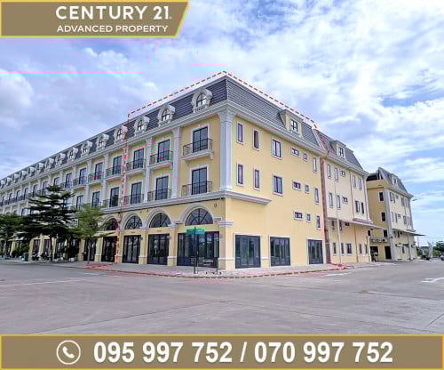 🏡 ផ្ទះអាជីវកម្ម កែង (3ជាប់គ្នា) សម្រាប់ជួល ក្នុងគម្រោងអភិវឌ្ឍន៍ថោន