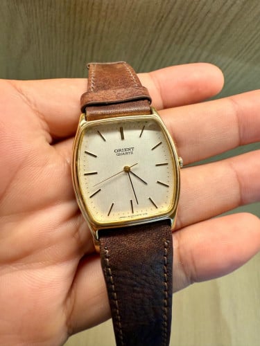 Original Rarest Vintage Orient Tank Quartz 1980 - (Condition 90%)