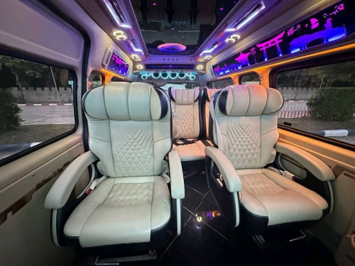 Toyota Hiace VIP Seats for rent.
