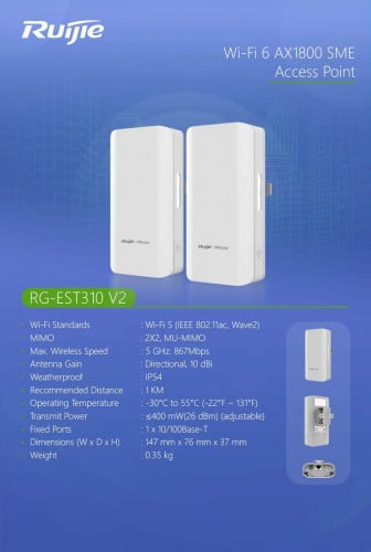 Wi-Fi 6 AX1800 SME Access Point