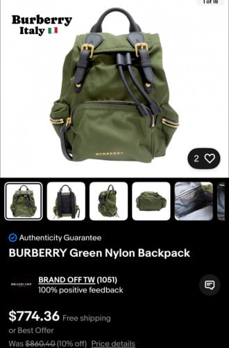 កាបូបស្ពាយ Burberry នារី