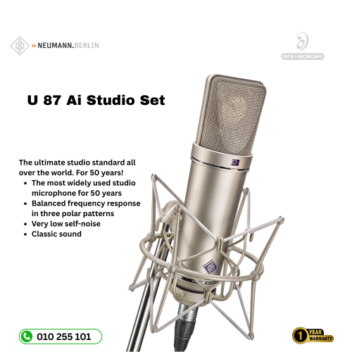 Neumann U 87 Ai Studio Set - Microphone (Brand new)