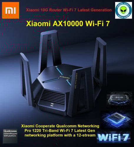 Xiaomi Router AX10000 Wi-Fi 7 Latest Generation Xiaomi 10G Router Xiaomi Router 10000 Premium